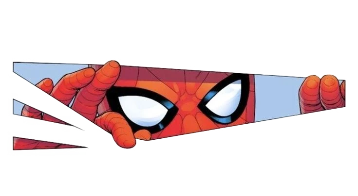 Mata Spider-Man mengintip